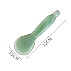 Jade Gua Sha Massage Tools Facial Tool Natural Green Gua Sha Anti Aging Facial - Image 7