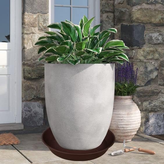 2 Pack of 20 22 inch Plant Saucer, 3.6" Depth Tray, Large Deep Heavy Duty - Image 5