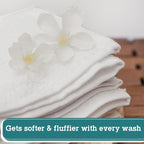 Pearl Linens Pack of 12 100% Cotton Bath Towels – 24x48 Quick-Dry, Lightweight - Image 7