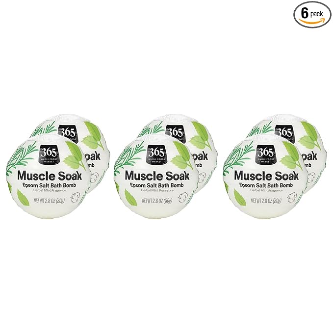 365 by Whole Foods Market, Fizzing Epsom Bomb, Muscle Soak, 2.3 oz by WholeFoodsMarket