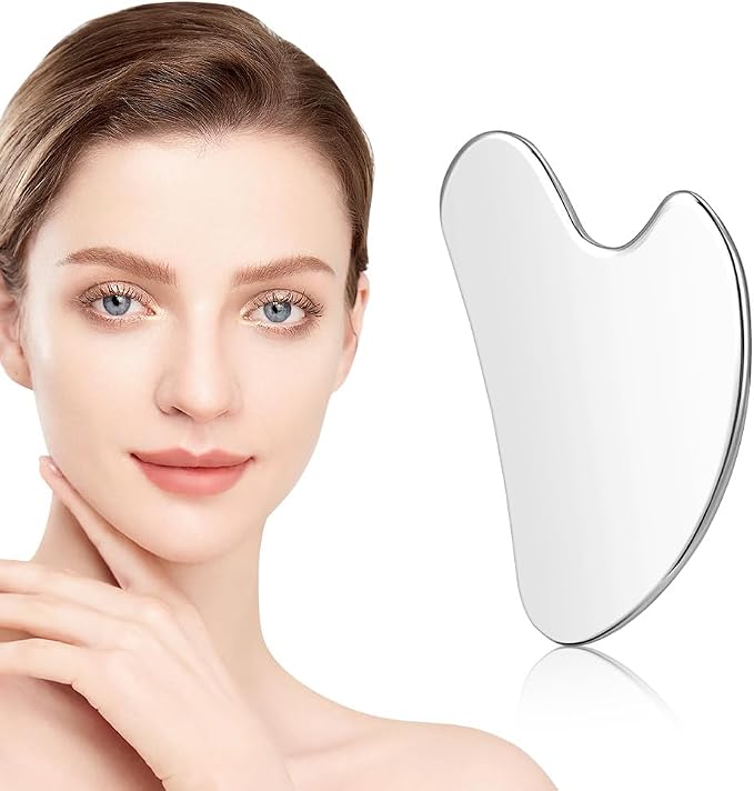 URAQT Stainless Steel Gua Sha Facial Tools Guasha Tools - Image 9