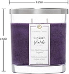 Colonial Candle Sugared Violets Scented Candle Jar, Highly Fragranced Candles - Image 4