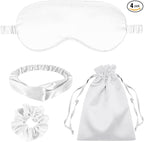 4Pcs Silk Sleep Masks Satin Eye Mask Silky Eyes Cover Blindfold Eyeshade by WJingYiJia