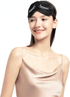 100% Mulberry Silk Sleep Mask Blackout, Cute Natural Sleeping Mask - Image 6
