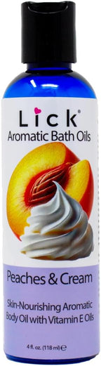 Lick Peaches and Whipped Ceam Aromatic Bath Oil by Lick