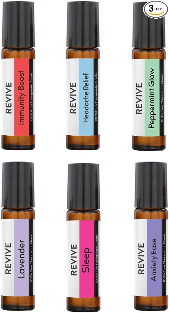 Top 6 Roll-Ons Kit by Revive Essential Oils by REVIVEEssentialOils