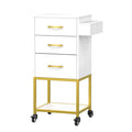 OmySalon Salon Storage Trolley Cart, Beauty Wooden Hair Cabinet by OmySalon