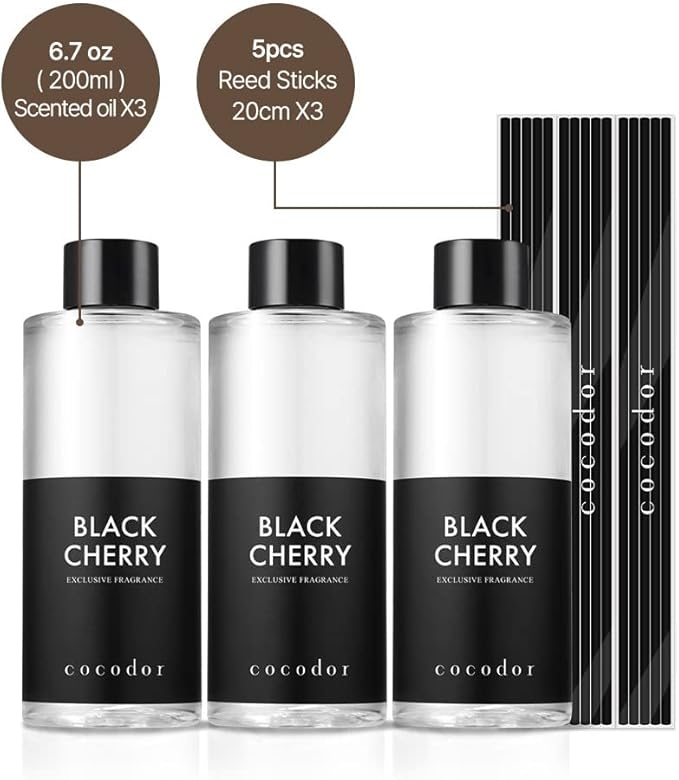 COCODOR Reed Diffuser Oil Refill/Clean Linen /6.7oz / 3 Pack/Aromatherapy - Image 3