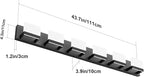 Tipace LED Modern Matte Black Bathroom Vanity Lights Over Mirror 6 Lights Up - Image 7