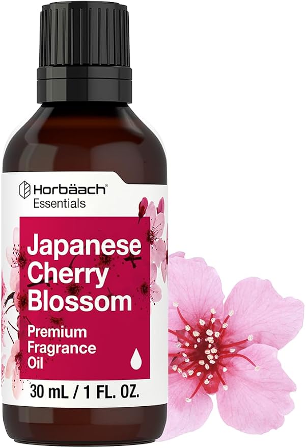 Horbäach Japanese Cherry Blossom Fragrance Oil | 1 fl oz | Premium Grade | by HORBAACH
