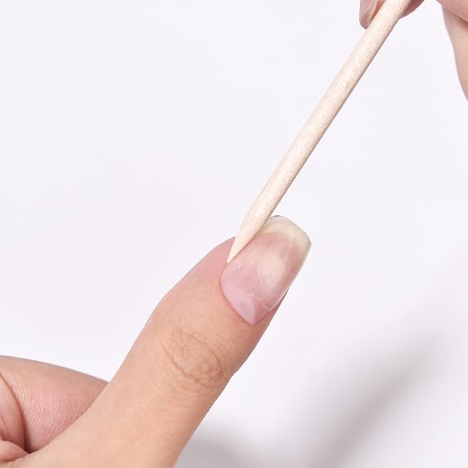 5PCS Orange Sticks for Nails Wooden Cuticle Pusher Sticks Manicure Pedicure - Image 5