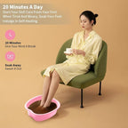 Foot Soaking Tub Large Size Foot Basin Sturdy Soaking Feet Bucket Massager Tub - Image 3