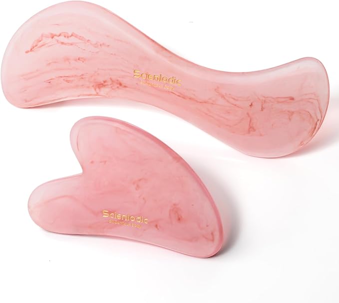 Scienlodic 2 Pcs Gua Sha Massage Tools by YourRedLightTherapyGuide