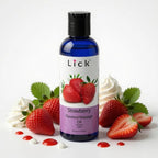 Lick Strawberry Flavored Massage Oil by Lick