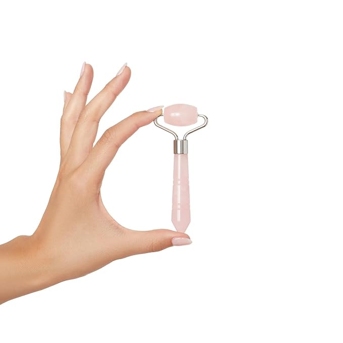 Mini Rose Quartz Roller - Image 7