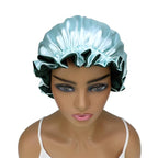 Adjustable Silk Satin Bonnet Hair Care Caps - Image 4