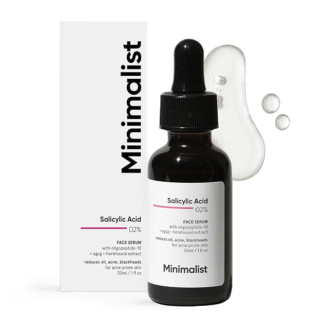 Salicylic Acid 2% Face Serum for Acne, Oil Control & Open Pores | Minimalist by Minimalist