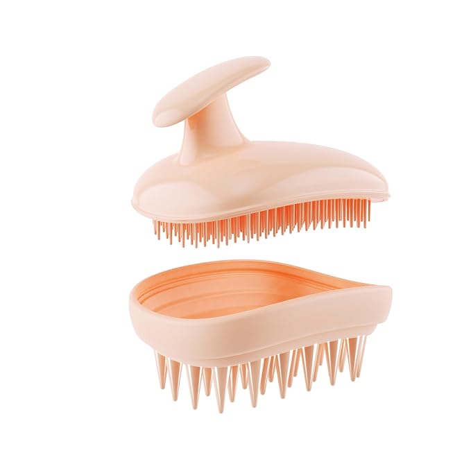 2-in-1 Scalp Massager Shampoo Brush, Scalp Scrubber, Exfoliator Brush by Rebex