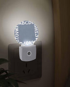 Night Lights Auto Sensor Alphabet Night Light Gray Modern Minimalist Letter - Image 3