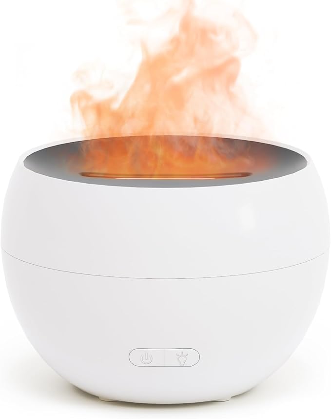 SALKING Essential Oil Diffuser, Fireplace Fire Flame Aromatherapy Diffuser by SALKING