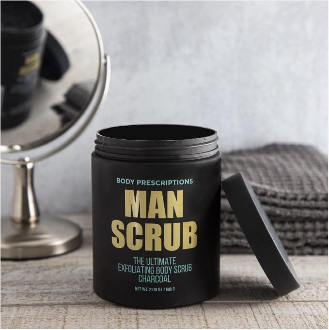 Body Prescriptions Men’s Exfoliating Body Scrub – Ultimate Skin Cleansing Wash - Image 4