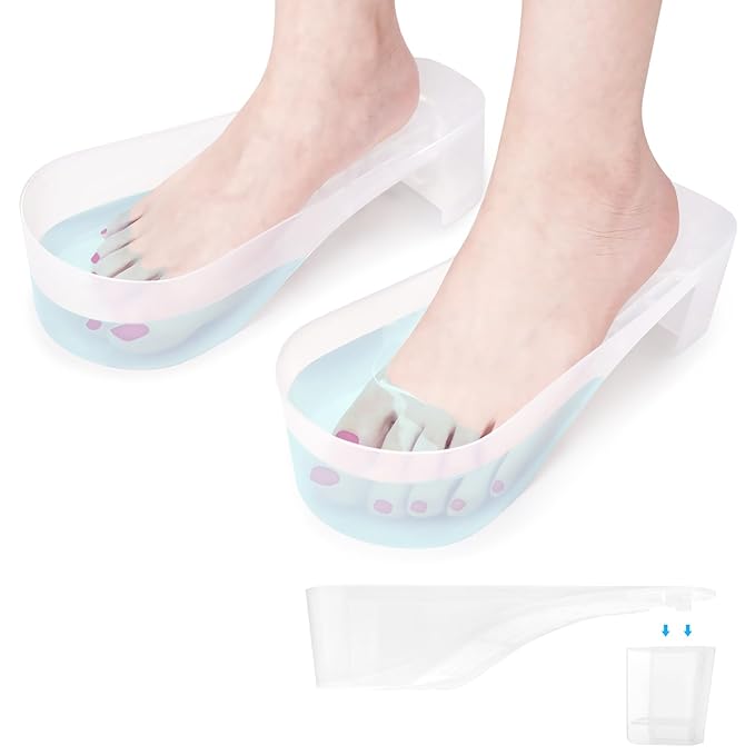Yokilly Toe Nail Soaking Bowl, Shoe Design Foot Bath Soak Tub Bowl, Acetone by Yokilly