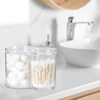 ForPro Clear Acrylic 2-Compartment Apothecary Jar - Image 4