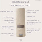 Volo Hero Hair Towel – Ultra Soft Nanoweave™ Microfiber, Super Absorbent Quick - Image 5