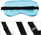 2 PCS Blue Silk Sleep Mask - Image 2