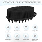 Silicone Body Scrubber, Silicone Loofah, Exfoliating Silicone Shower Scrubber - Image 3
