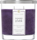 Colonial Candle Sugared Violets Scented Candle Jar, Highly Fragranced Candles by ColonialCandle