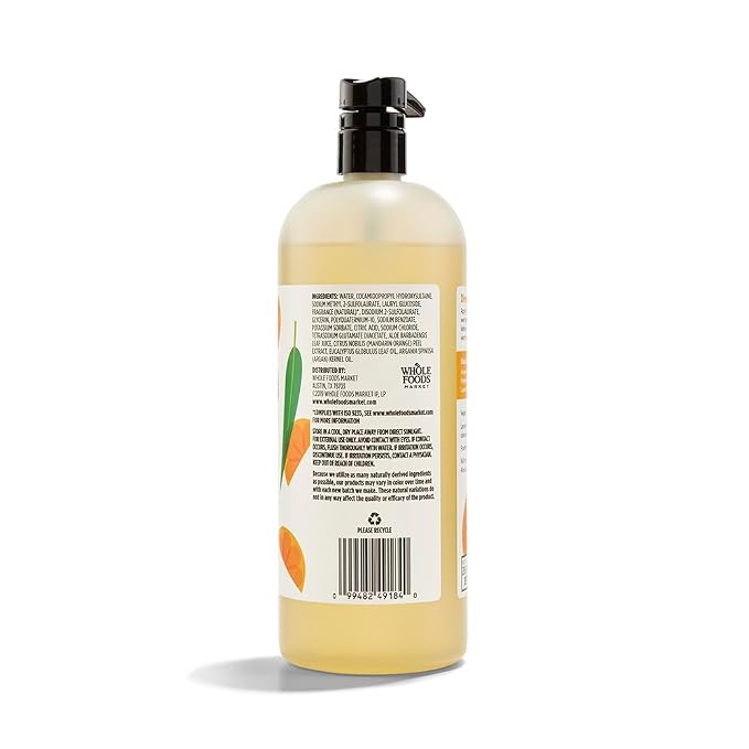 365 by Whole Foods Market, Foaming Shower Gel, Satsuma & Eucalyptus, 32 Fl Oz - Image 3