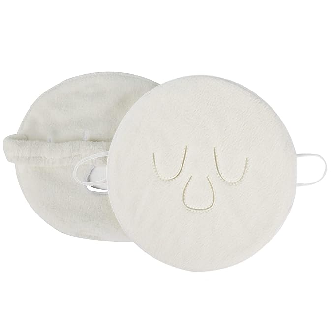 BLACKCROWN 3 Holes Towel Mask Reusable Face Towel Mask Cold Hot Compress Facial - Image 9