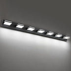 SineRise LED Modern Bathroom Vanity Light Fixtures, Matte Black Modern Acrylic by SINERISELIGHTING