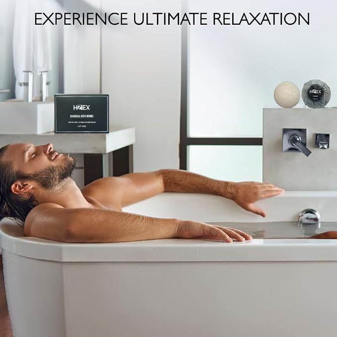 HZEX Charcoal Activated Bath Bombs - Image 6