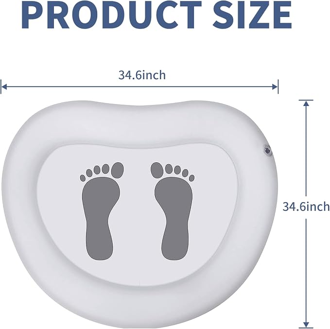 Inflatable Pool Foot Bath Basin, Foot Soaking Bath Basin Foot Bath - Image 2