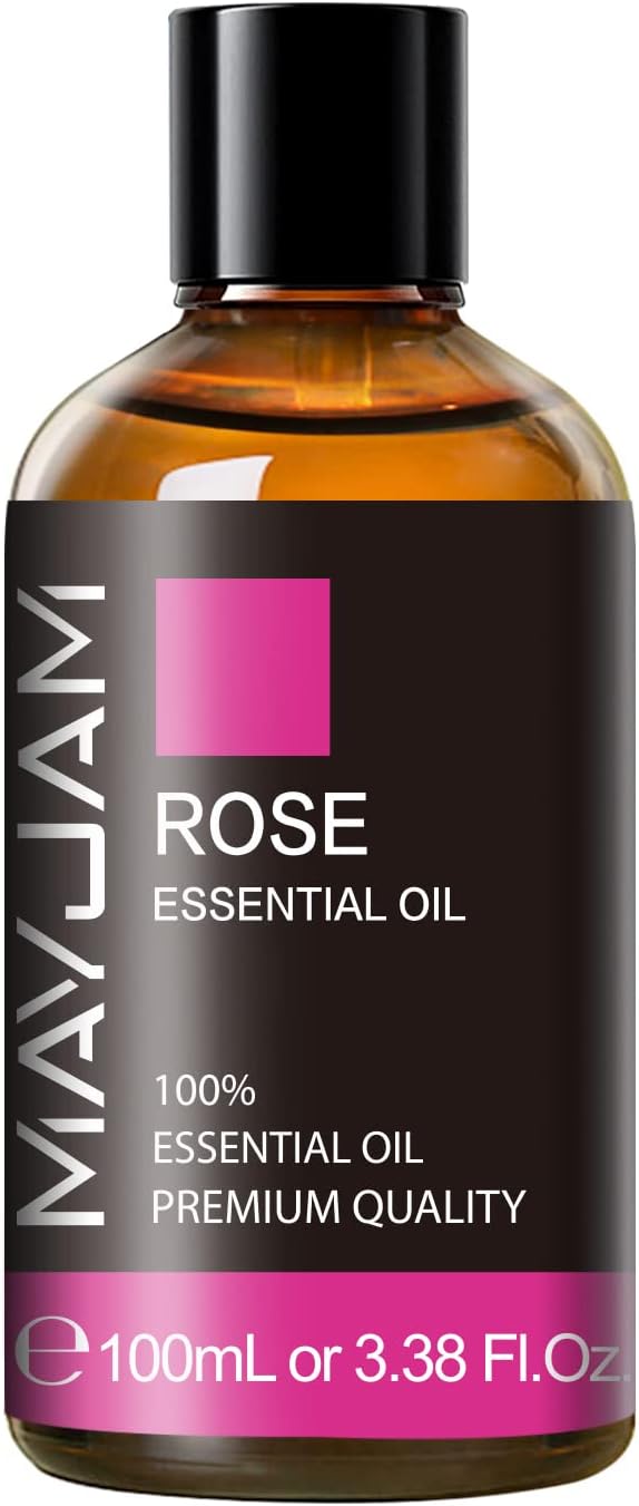 Rose Essential Oil, MAYJAM Premium Pure Essential Oils - Image 2