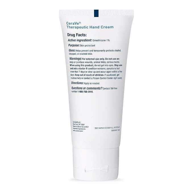 CeraVe Therapeutic Hand Cream for Dry Cracked Hands - Image 7