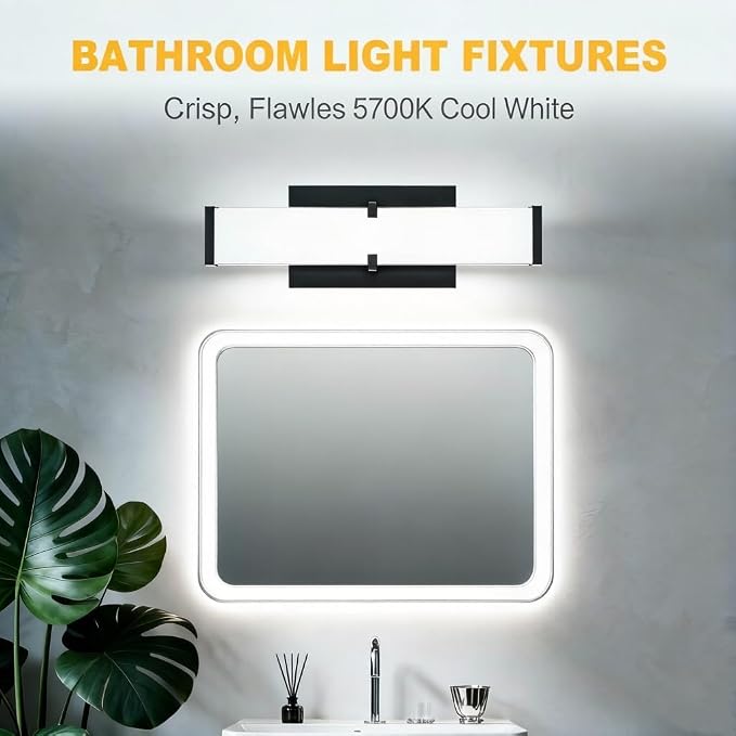 Bathroom Light Fixtures: 31.5 Inch ETL Certified LED Bathroom Vanity Light - Image 2