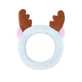 Jowmoy Cute blue antlers Headband Frog Eye Elastic to Wash Face by Jowmoy