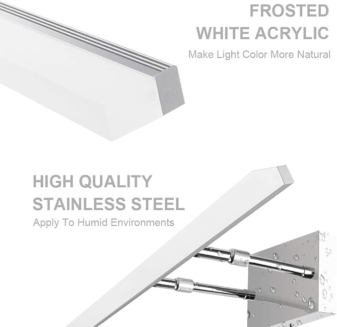 Aipsun 24 inch Modern LED Vanity Lights Adjustable Bathroom Vanity Light - Image 4