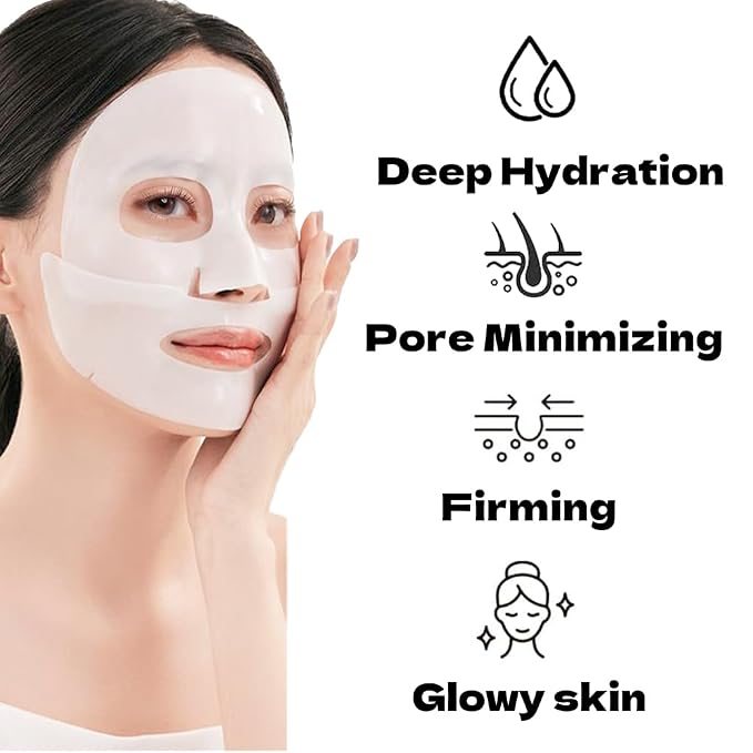 Collagen Face Mask Hydrating Overnight Collagen Face Mask Deep Collagen Anti - Image 2