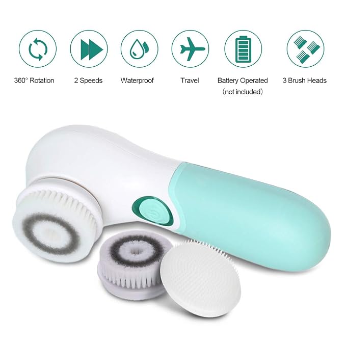 Facial Cleansing Brush Electric Facial Exfoliating Massage Brush - Image 4