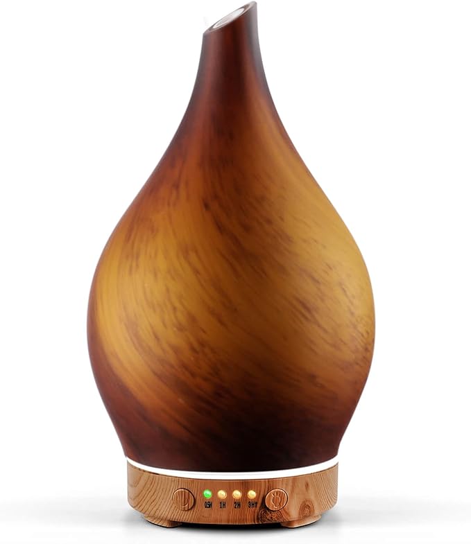 Porseme 150ml Essential Oil Diffuser Glass Color Changing Aroma Air Diffusers by Porseme