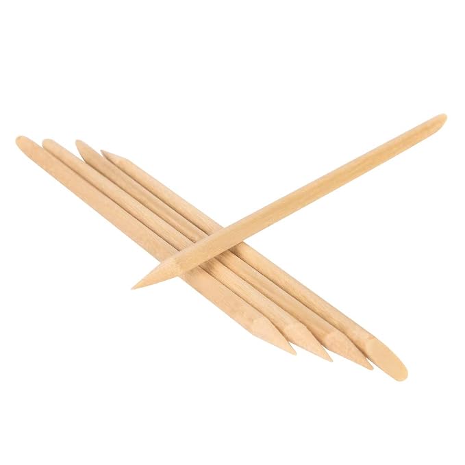 100PCS Orange Sticks for Nails 4.5 Inch - Image 2