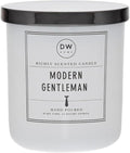 DW Home Modern Gentleman Scented Candle – Cedarwood, Birch & Bergamot Fragrance by DWHome