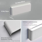 Aipsun 15.75in Matte White Modern Vanity Light Up and Down LED Vanity Light - Image 6