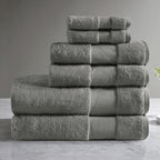 Madison Park Turkish 100% Cotton 600Gsm Luxury Premium Thick Soft Absorbent - Image 2