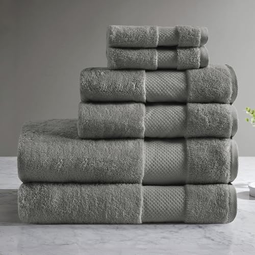 Madison Park Turkish 100% Cotton 600Gsm Luxury Premium Thick Soft Absorbent - Image 2