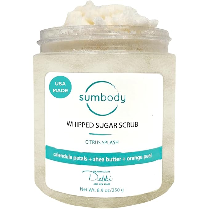 Sumbody USA Citrus Shea Sugar Body Scrub Vitamin C Moisturizing Exfoliating by SUMBODY
